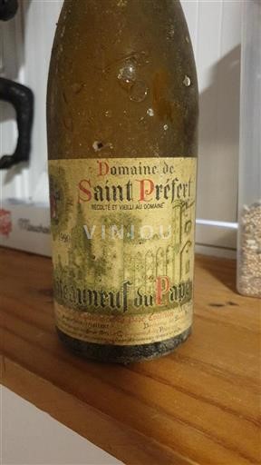 Valle del Rodano Châteauneuf-du-Pape Domaine Saint Préfert 1990