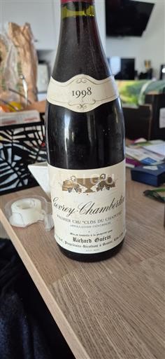 Bourgogne Gevrey-chambertin Premier Cru Richard Gueurin Clos du Chapitre 1998