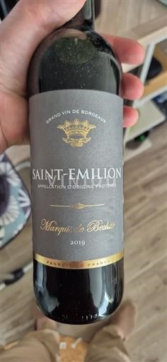Bordeaux Saint-Émilion Grand Cru Marquis De Bechac 2019