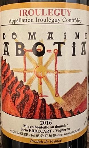 Zuidwest-Frankrijk Irouléguy Domaine Abotia 2016