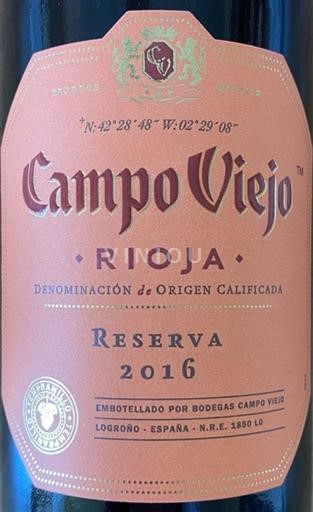 La Rioja Rioja Bodegas Campo Viejo 2016