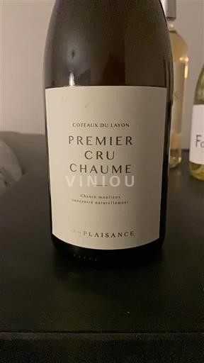 Vallée de la Loire Coteaux-du-layon Château Plaisance Premier cru chaume 2018