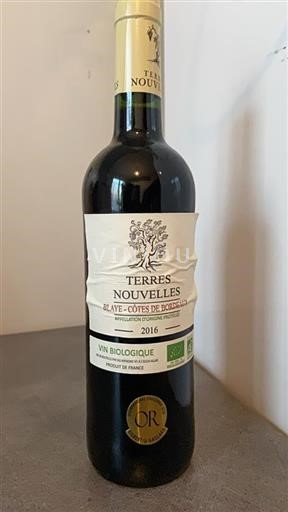 Bordeaux Blaye-côtes-de-bordeaux Terres Nouvelles 2016