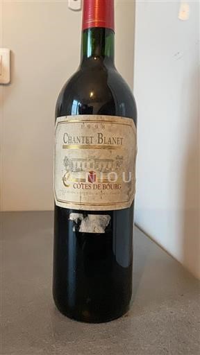 Bordeaux Côtes-de-bourg Château Chantet Blanet 1998
