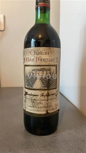 Bordeaux Bordeaux supérieur Château Haut Pougnan 1973