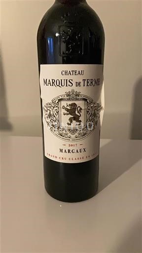 Bordéus Margaux Grand Cru Marquis De Terme 2017