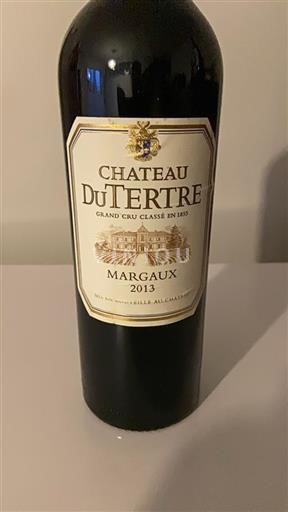 Bordeaux Margaux Grand Cru Château Tertre 2013