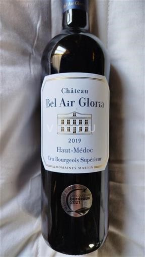 Bordeaux Haut-Médoc Cru Bourgeois Supérieur Château Bel Air Gloria 2019
