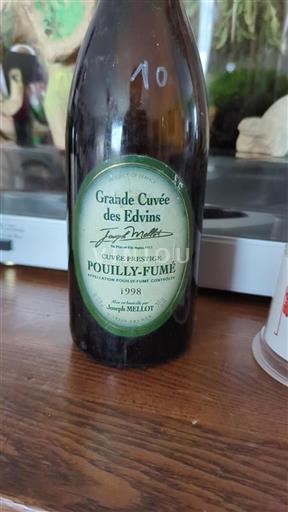 Vallée de la Loire Pouilly-fumé Joseph Mellot Grande des Edvins 1998