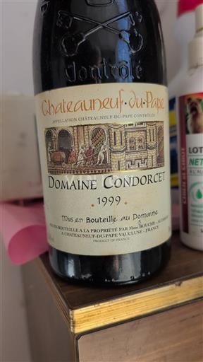 Rhônen laakso Châteauneuf-du-Pape Domaine Condorcet 1999