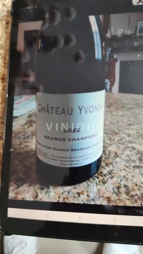 Loirevallei Saumur-champigny Château Yvonne 2022