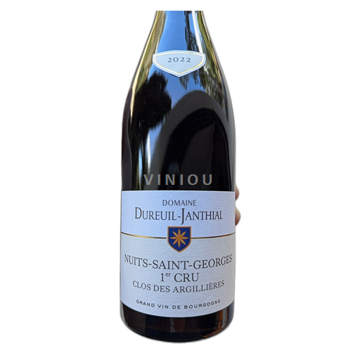Bourgogne Nuits-saint-georges Domaine Dureuiljanthial Clos des Argillières 2022