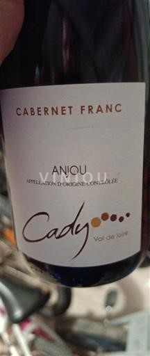 Vallée de la Loire Anjou Cady Cabernet Franc Non Millésimé
