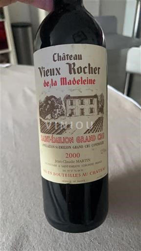 Bordeaux Saint-Émilion Grand Cru Grand Cru Château Vieux Rocher De La Madeleine 2000
