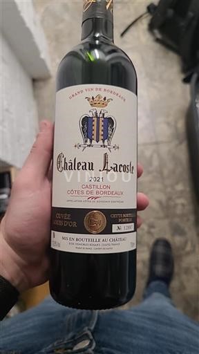 Bordeaux Côtes-de-Bordeaux Château La Coste Louis d'Or 2021