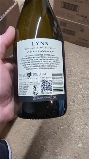 Kalifornialaiset AVA:t Määrittelemätön Lynx Barrel Fermented 2023