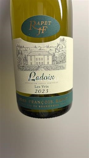 Burgundsko Ladoix Domaine Rapet Les Vris 2023