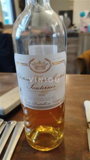 Bordeaux Sauternes Château Haut Monteils 2022