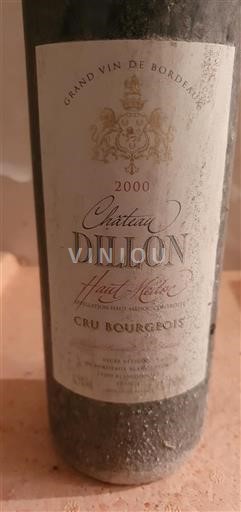 Bordeaux Haut-Médoc Cru Bourgeois Château Dillon 2000