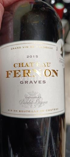 Bordeaux Graves Château Fernon 2015