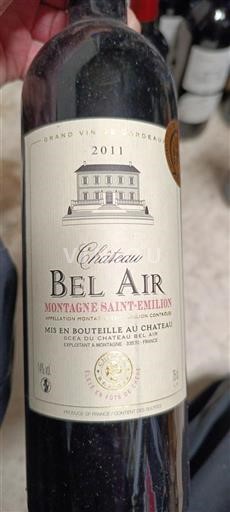 Bordeaux Montagne-saint-émilion Château Belair 2011