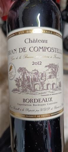 Bordeaux Château Bran De Compostelle 2012