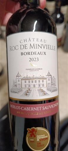 Bordeaux Château Roc De Minvielle Merlot-Cabernet Sauvignon 2023