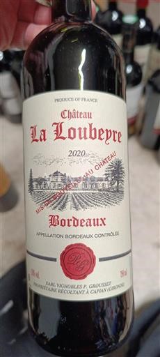 Bordeaux Château La Loubeÿre 2020