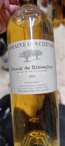 Roussillon Muscat de Rivesaltes Domaine Des Chênes 2005