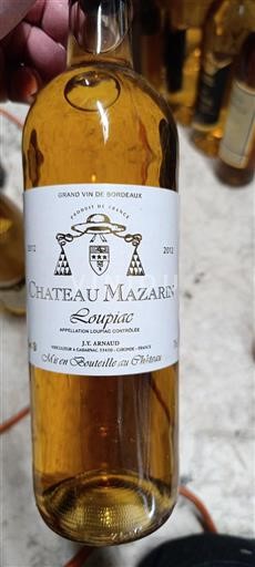Bordeaux Loupiac Château Mazarin 2012