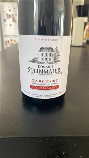 Bourgondië Niet gespecificeerd Premier Cru Domaine Steinmaier Clos de la Baraude 2015