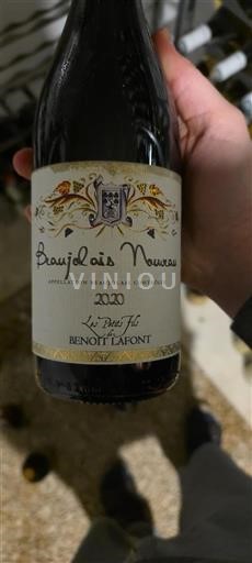 Beaujolais Beaujolais Nouveau Benoît Lafont Les Petits Fils 2020