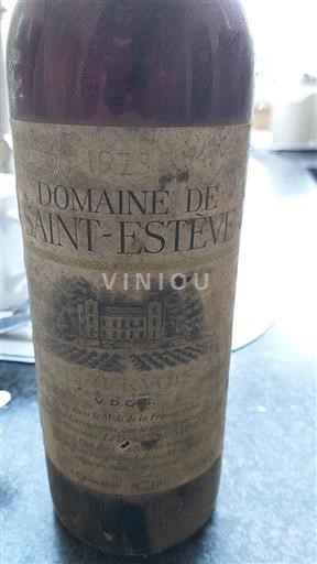 Languedoc Minervois Château Saint Estève 1973