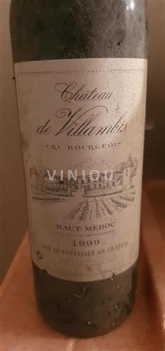 Bordeaux Haut-Médoc Cru Bourgeois Château Villambis 1999