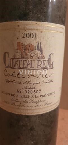 Roussillon Collioure Château Reig 2001