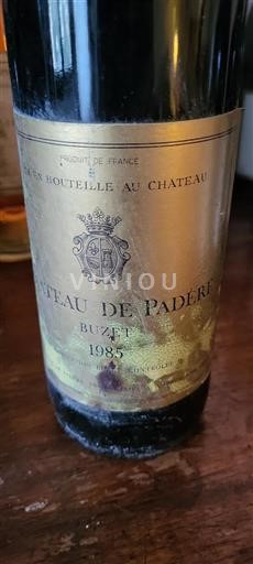 Jihozápad Buzet Château Padère 1985