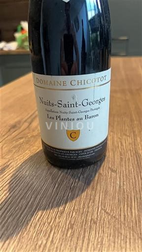 Bourgogne Nuits-Saint-Georges Grand Cru Domaine Chicotot Les Plantes au Baron 2015