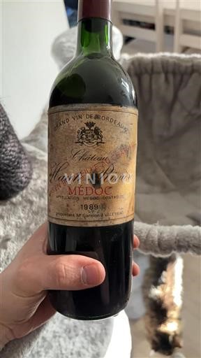 Bordeaux Médoc Château Hauterive 1989
