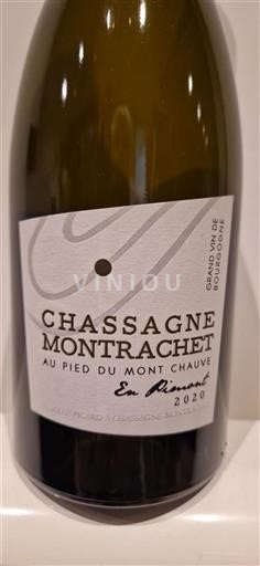 Bourgogne Chassagne-montrachet Famille Picard Au Pied du Mont Chauve En Pimont 2020