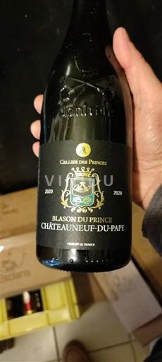 Valle del Ródano Châteauneuf-du-Pape. Cellier Des Princes Blason du Prince 2020