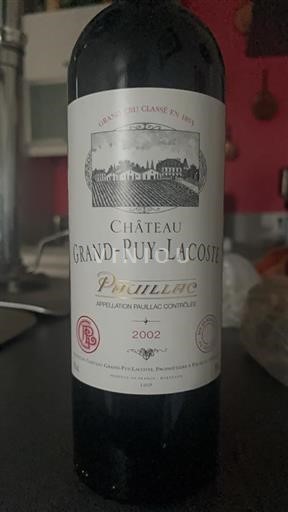 Bordeaux Pauillac Château Grandpuylacoste 2002