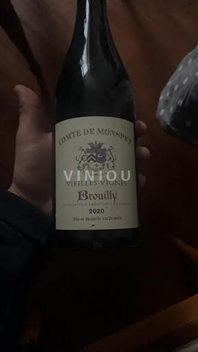 Beaujolais Brouilly Domaine Comte De Monspey Vieilles Vignes 2020