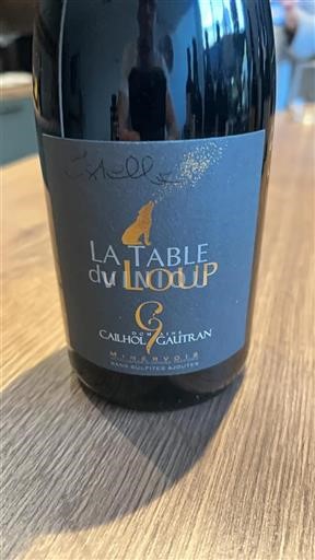 Languedoc Minervois Domaine Cailhol Gautran La Table du Loup 2019