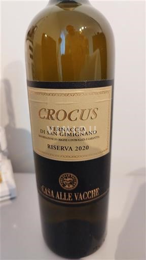Toscana Vernaccia di San Gimignano Casa Alle Vacche Crocus 2020