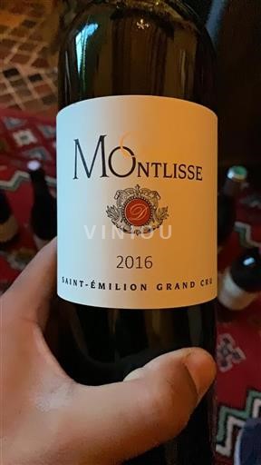 Burdeos Saint-Émilion Grand Cru Château Montlisse 2016