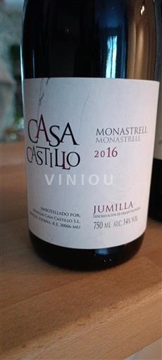 Murcie Jumilla Casa Castillo Monastrell 2016