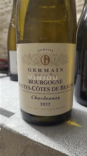 Borgoña Hautes Côtes de Beaune Domaine Germain Chardonnay 2022