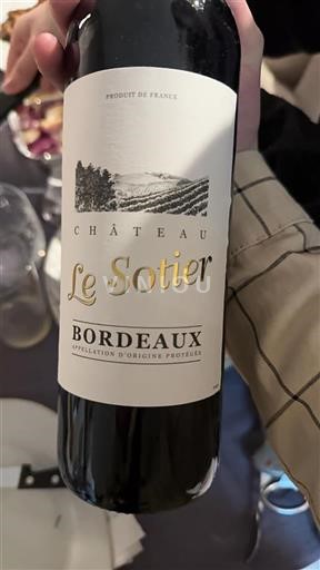Bordeaux Château Le Sotier Ei vuosikertaa