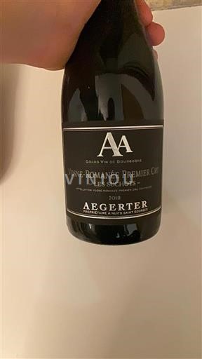 Bourgogne Premier Cru Aegerter Les Suchots 2018