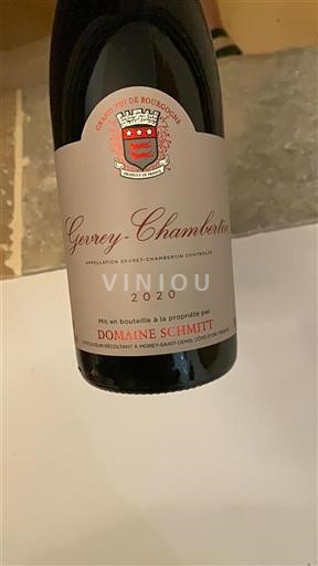 Borgogna Gevrey-Chambertin Grand Cru Domaine Schmitt 2020